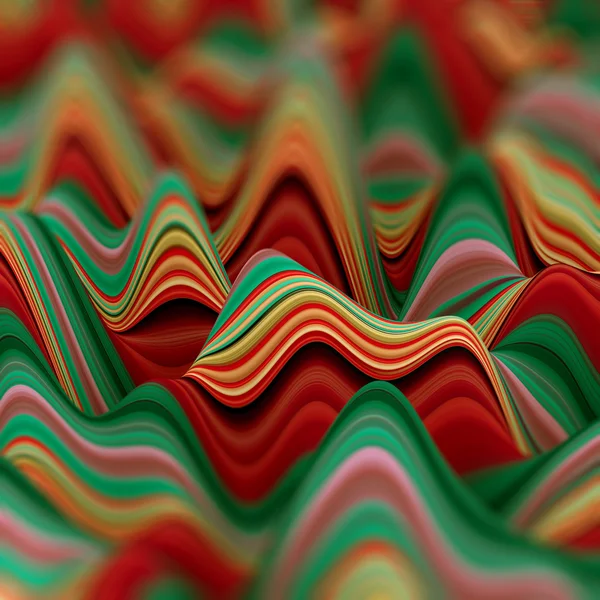 Colorful wavy lines — Stock Photo, Image