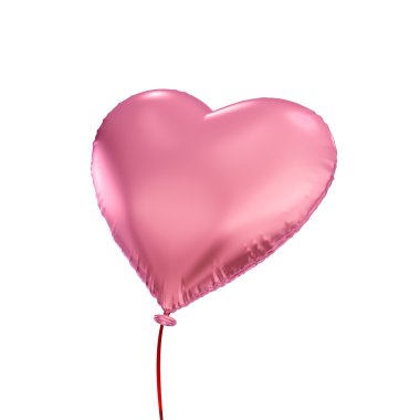 Renkli 3d balon kalp