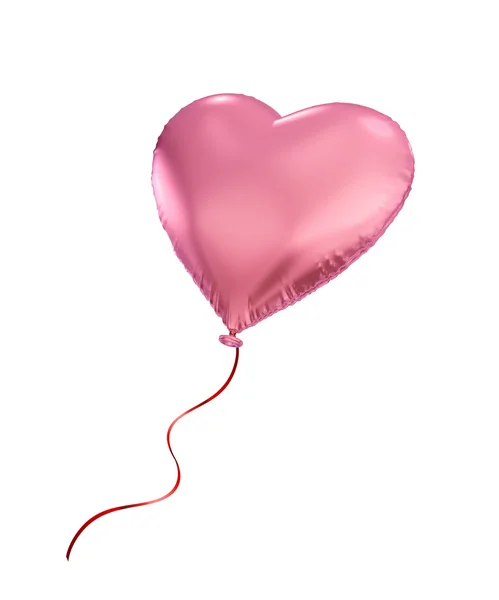 Colorful 3d heart balloon — Stock Photo, Image