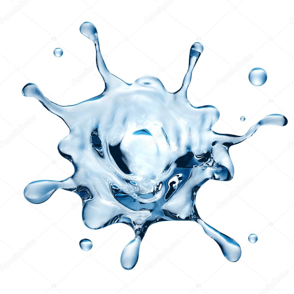 3d Water Splash Illustration Flussigkeitsspritzer Isoliert Auf Weiss Stockfotografie Lizenzfreie Fotos C Wacomka Depositphotos