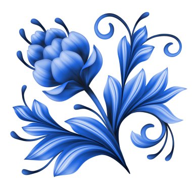 soyut çiçek şekil