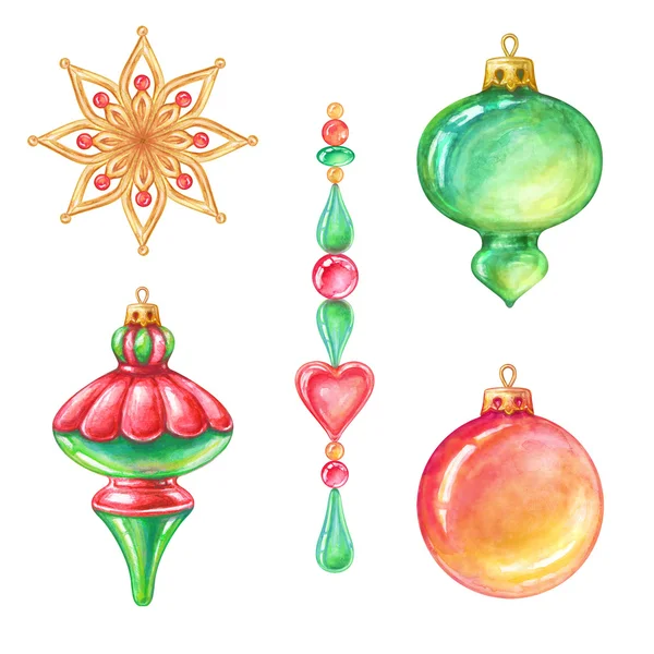 Christmas tree ornaments — Stock Photo, Image