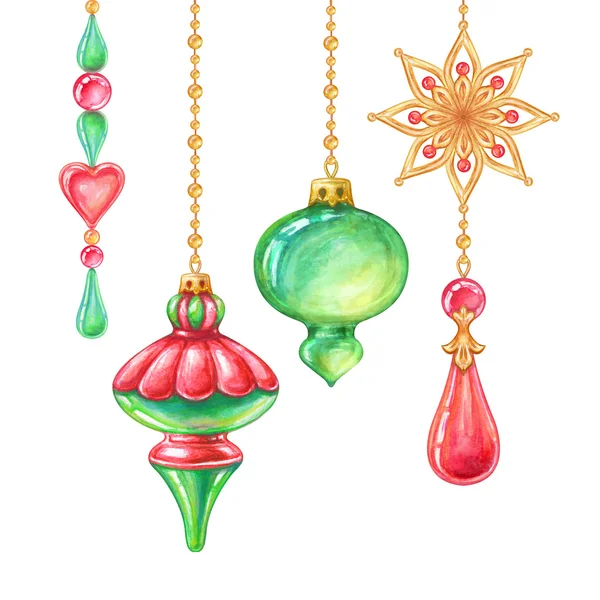 Christmas tree ornaments — Stock Photo, Image