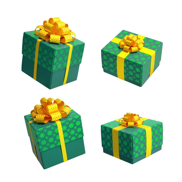 Cajas de regalo de Navidad — Foto de Stock