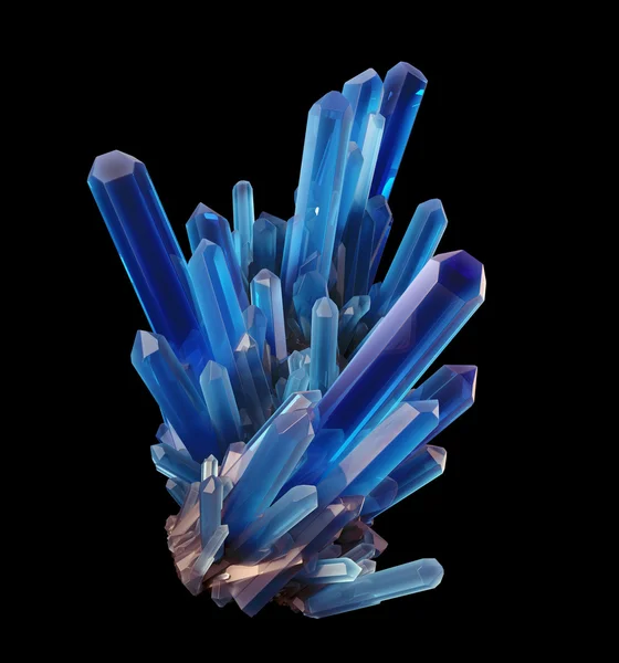 3D кристал абстрактні — стокове фото