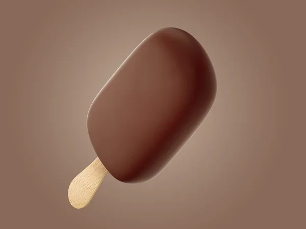 밀크 초콜릿 아이스크림 — 스톡 사진