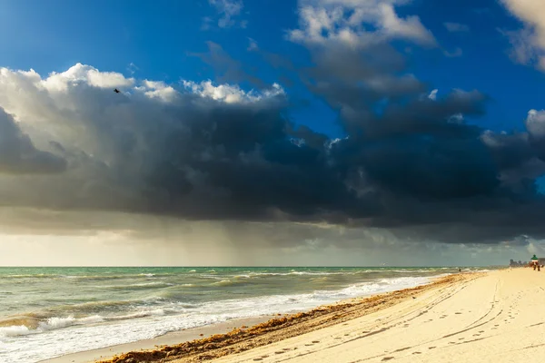 Sunset on the beach — Stock Photo, Image