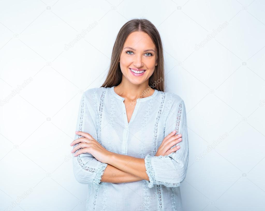 woman with amazing smile