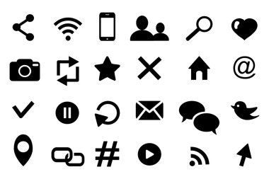 iletişim Icon set