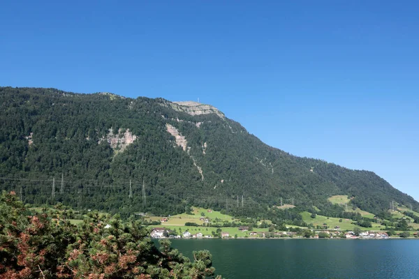 Góra Rigi Jezioro Zug Arth Szwajcaria — Zdjęcie stockowe