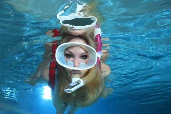 Snorkeler feminino sexy — Fotografia de Stock