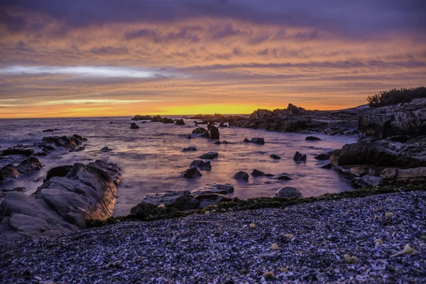 Sonnenuntergang am Strand — Stockfoto