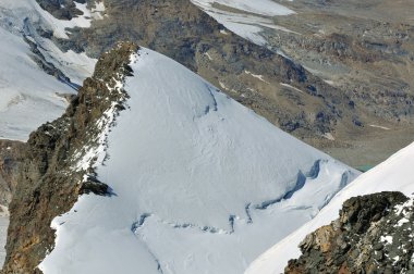 Adlerhorn zirvesinde için önde gelen parçalar