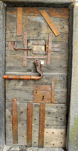 Old castle door — Stock Photo, Image
