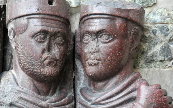 İki dört Tetrarchs, Roma İmparatorluğu'nun imparatorları — Stok fotoğraf