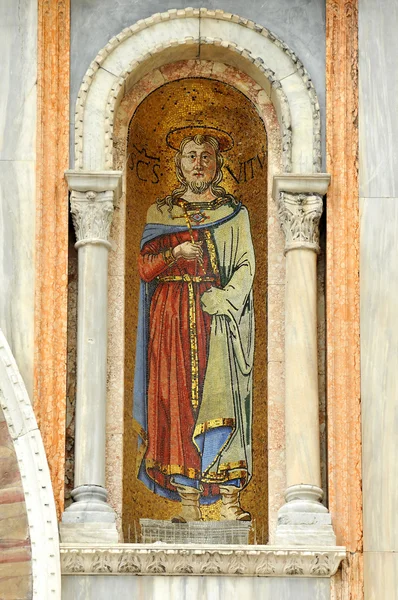 在意大利威尼斯的圣马克大教堂 — 图库照片