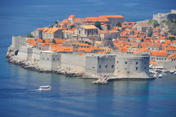 By Dubrovnik i Kroatien - Stock-foto