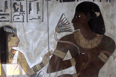 Egyptian couple Luxor, Egypt