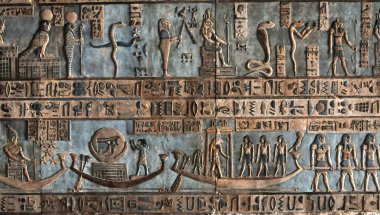 Hathor tapınakta Mısır