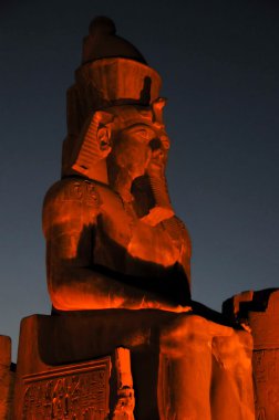 Mısır'daki Luksor Tapınağı Ramses II