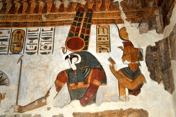 Egyptian Gods in Egypt — Stock Photo, Image