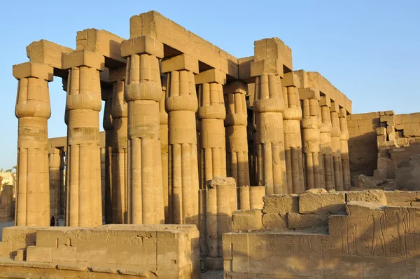 LUXOR-TEMPLET I EGYPT — Stockfoto