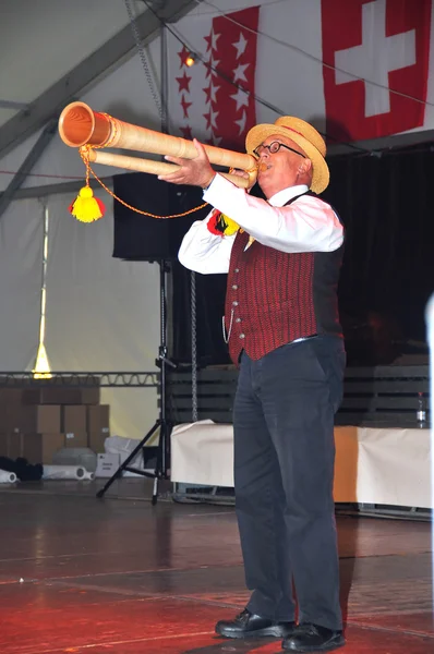 Alpine Horn Festival — Stockfoto