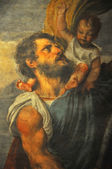 Картина, постер, плакат, фотообои "oil painting by tintoretto of saint christopher", артикул 69525767