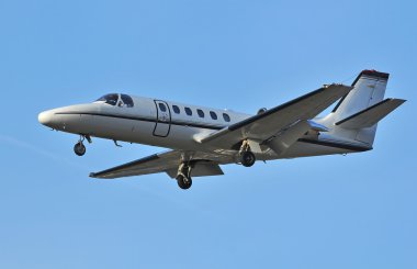Popular business jet clipart