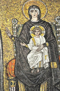 Meryem ve İsa, Ravenna İtalya