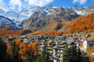 İsviçre Saas Fee Kayak