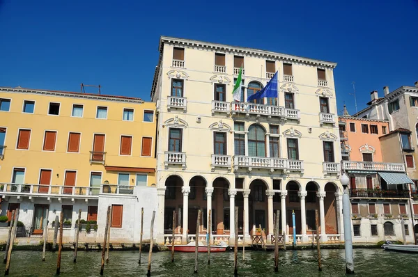 Büyük Kanal üzerinde bir Venedik Sarayı — Stok fotoğraf