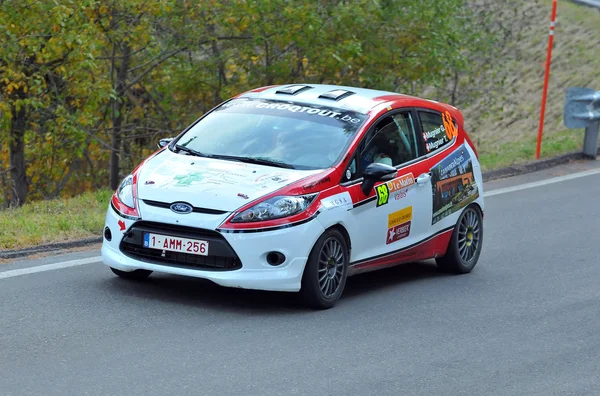 Rally de coches suizos — Foto de Stock