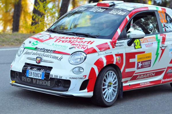 Rally de coches suizos — Foto de Stock