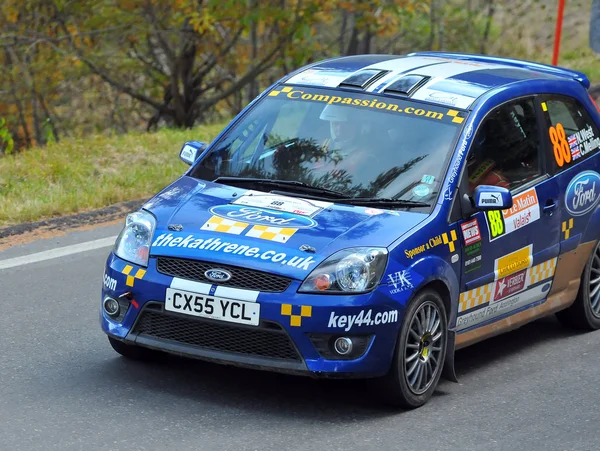 Rally de coches suizos — Foto de Stock