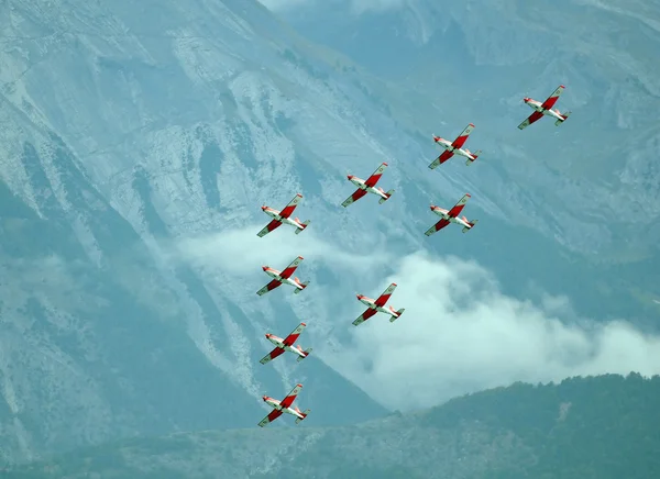 Breitling-Flugschau — Stockfoto