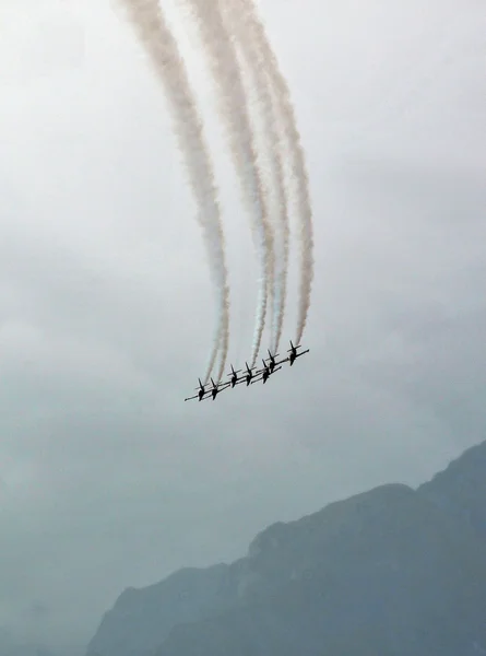 Breitling Air Show Sion — Stock Photo, Image