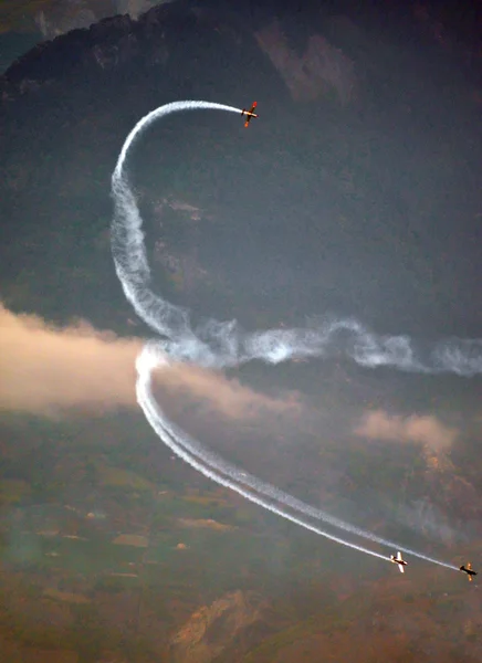 Breitling show aéreo sion — Fotografia de Stock