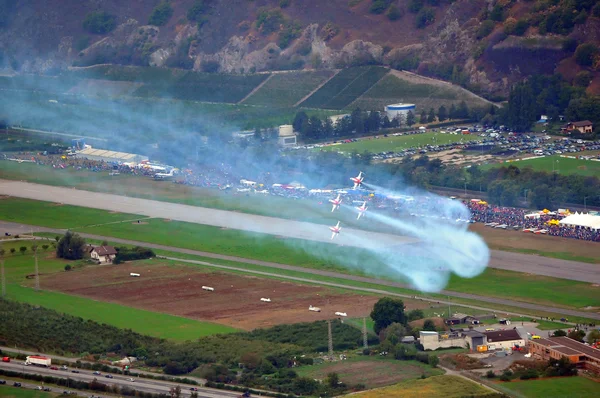 Breitling air show sion —  Fotos de Stock