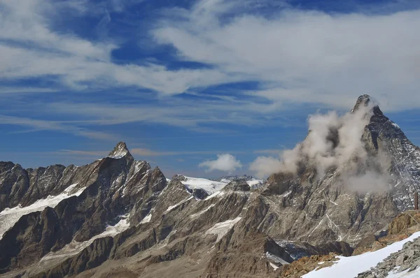 Weergave van de Zwitserse Alpen — Stockfoto