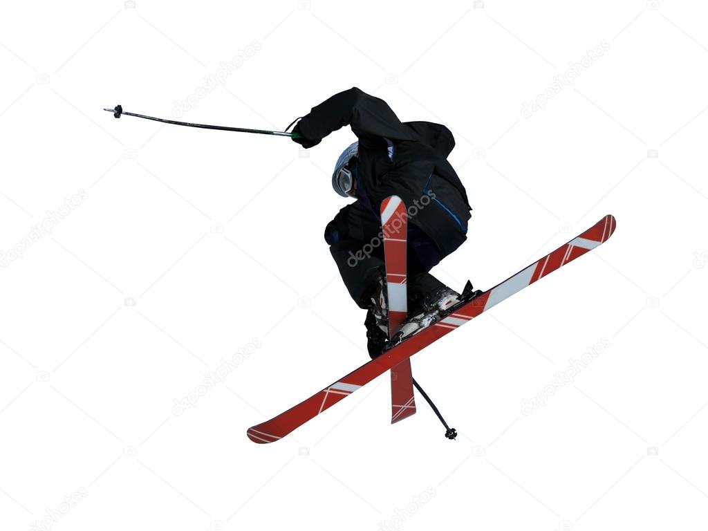 a free style skier