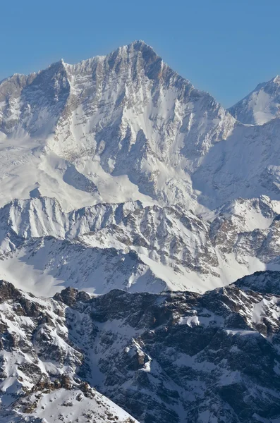 Das weisshorn in den bernischen alpen — Stockfoto