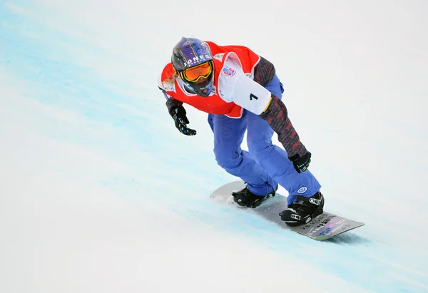 FIS Snowboard Světový pohár Snowboard Cross — Stock fotografie