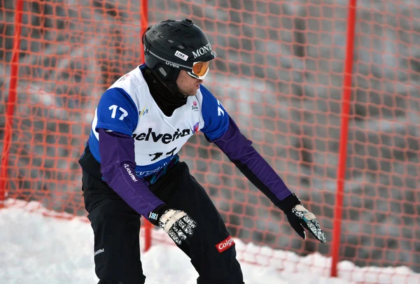 FIS Snowboard World Cup Snowboard Cross — Fotografia de Stock