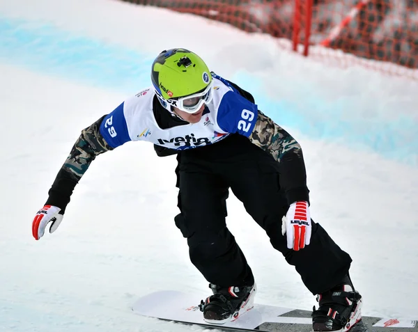 FIS Snowboard Světový pohár Snowboard Cross — Stock fotografie