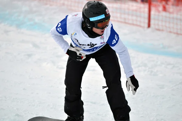 FIS Snowboard World Cup Snowboard Cross — Fotografia de Stock