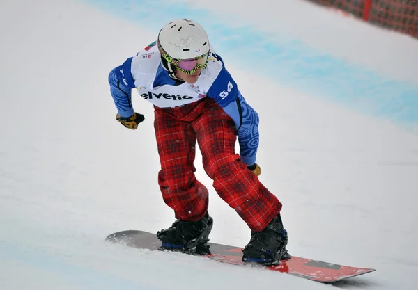 FIS Snowboard Světový pohár Snowboard Cross — Stock fotografie