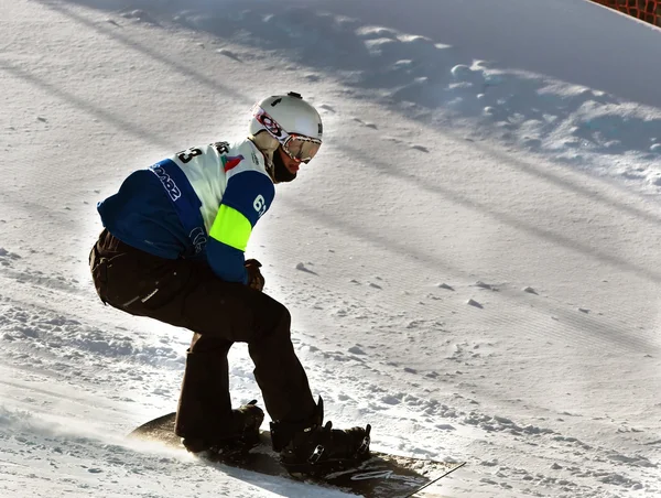 Fis Snowboard World Cup Snowboard, Cross — Φωτογραφία Αρχείου