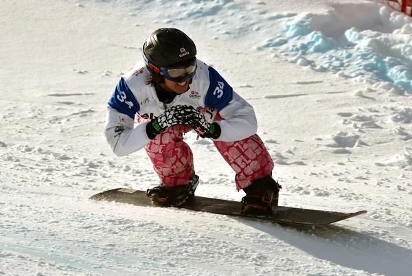 Fis Snowboard World Cup Snowboard, Cross — Φωτογραφία Αρχείου