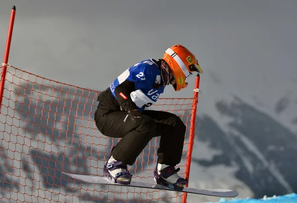 FIS Snowboard World Cup Snowboard Cross — Fotografia de Stock